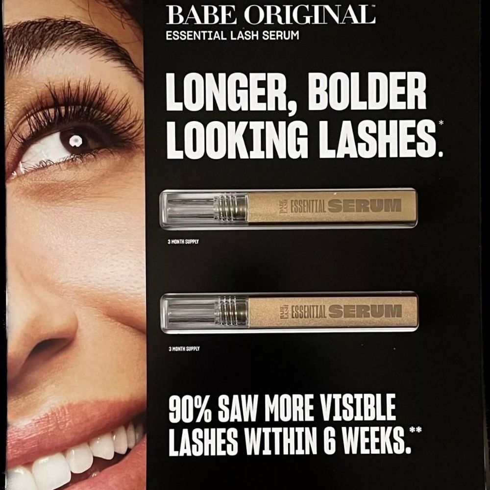 Essential Bold Long Lash Serum Proven 6 Month Supply 2 Pk Fresh Sealed Restocked